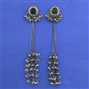 Oxidised Long Earring With Oxidised Plating