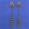 Oxidised Long Earring With Oxidised Plating