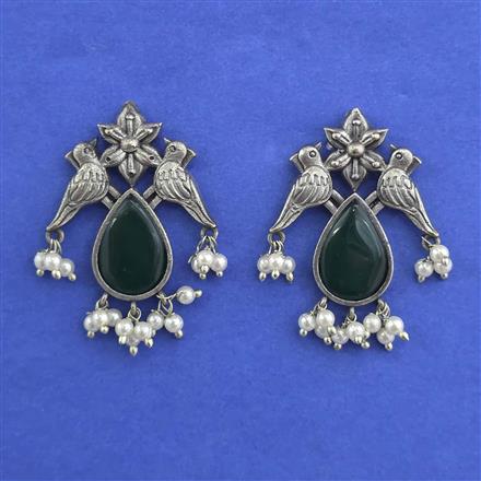 Oxidised Classic Earring With Oxidised Plating