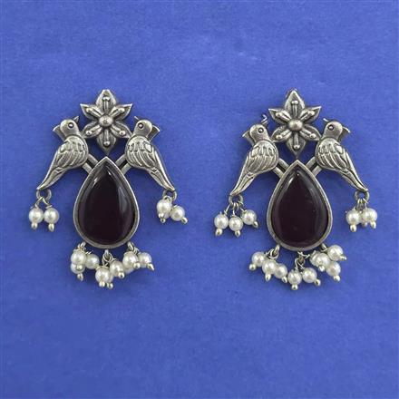Oxidised Classic Earring With Oxidised Plating