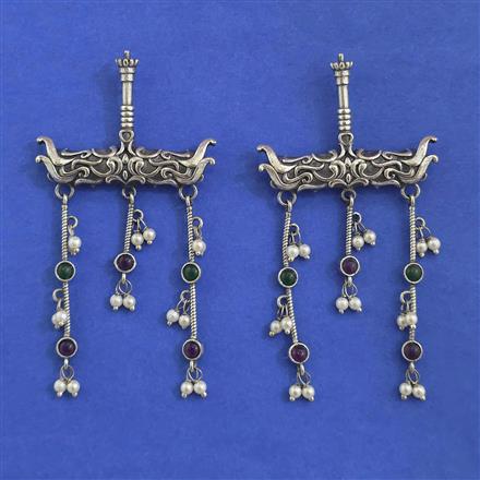 Oxidised Classic Earring With Oxidised Plating