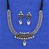 Oxidised Classic Necklace With Oxidised Plating
