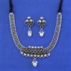 Oxidised Classic Necklace With Oxidised Plating
