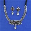 Oxidised Classic Necklace With Oxidised Plating
