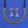 Oxidised Classic Necklace With Oxidised Plating