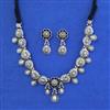 Oxidised Classic Necklace With Oxidised Plating