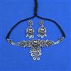 Oxidised Choker Necklace With Oxidised Plating