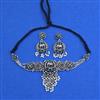 Oxidised Choker Necklace With Oxidised Plating
