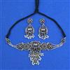 Oxidised Choker Necklace With Oxidised Plating