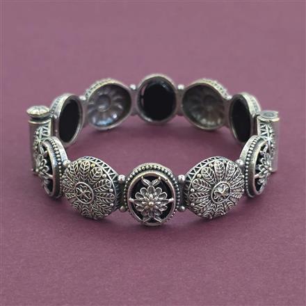 Oxidised Openable Kada With Oxidised Plating