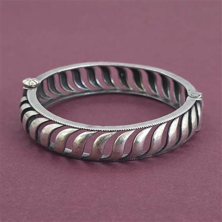Oxidised Openable Kada With Oxidised Plating