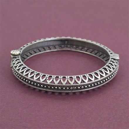 Oxidised Openable Kada With Oxidised Plating