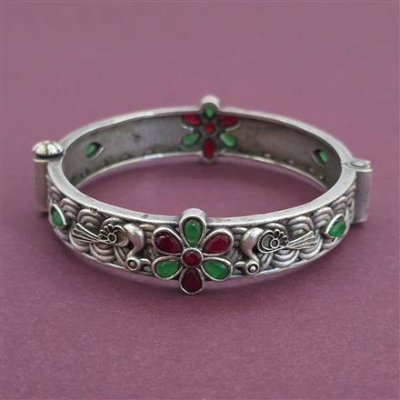 Oxidised Openable Kada With Oxidised Plating