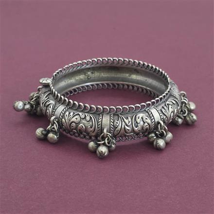 Oxidised Openable Kada With Oxidised Plating
