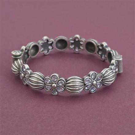 Oxidised Openable Kada With Oxidised Plating