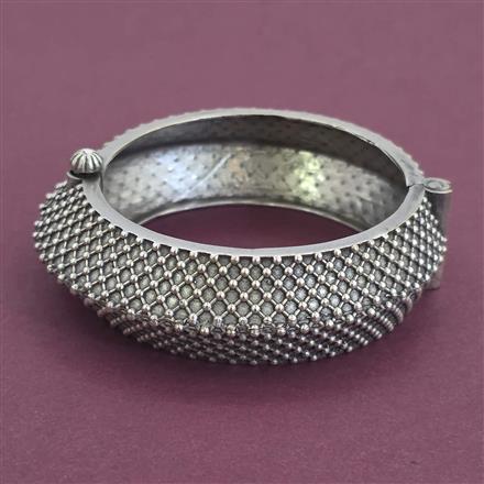 Oxidised Openable Kada With Oxidised Plating