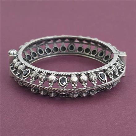 Oxidised Openable Kada With Oxidised Plating