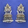 Oxidised Jhumki With 2 Tone Plating