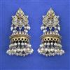 Oxidised Jhumki With 2 Tone Plating