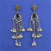 Oxidised Long Earring With Oxidised Plating