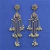 Oxidised Long Earring With Oxidised Plating