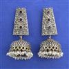 Oxidised Jhumki With Oxidised Plating