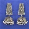 Oxidised Jhumki With Oxidised Plating