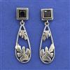 Oxidised Classic Earring With Oxidised Plating