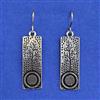 Oxidised Classic Earring With Oxidised Plating