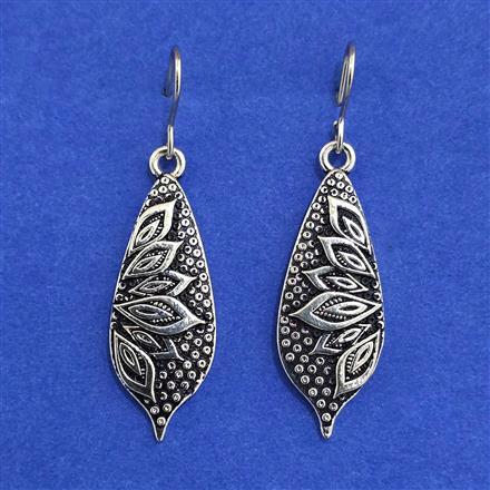 Oxidised Classic Earring With Oxidised Plating