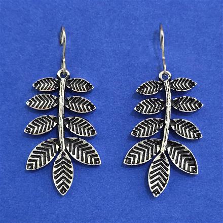 Oxidised Classic Earring With Oxidised Plating