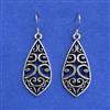 Oxidised Classic Earring With Oxidised Plating