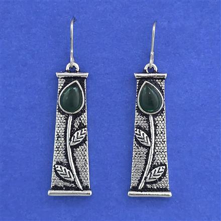 Oxidised Classic Earring With Oxidised Plating