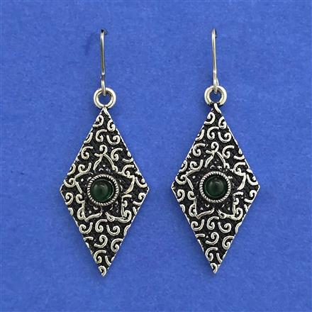 Oxidised Classic Earring With Oxidised Plating