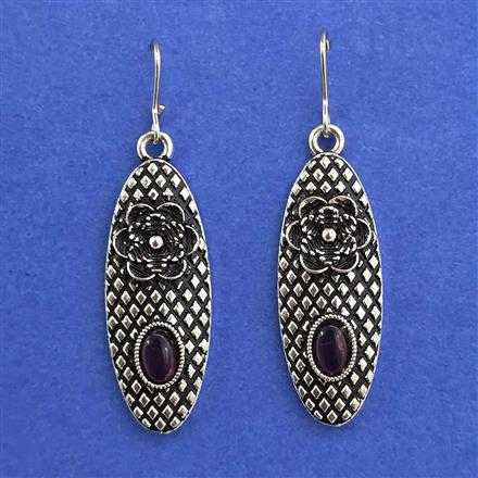 Oxidised Classic Earring With Oxidised Plating