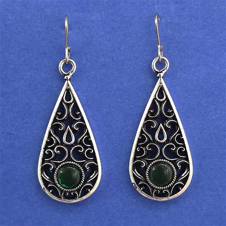 Oxidised Classic Earring With Oxidised Plating