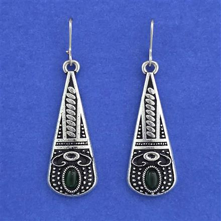 Oxidised Classic Earring With Oxidised Plating