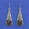 Oxidised Classic Earring With Oxidised Plating