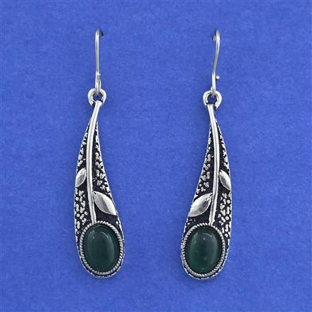 Oxidised Classic Earring With Oxidised Plating