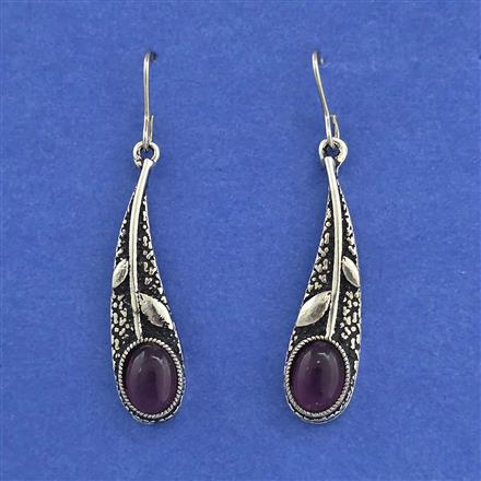 Oxidised Classic Earring With Oxidised Plating