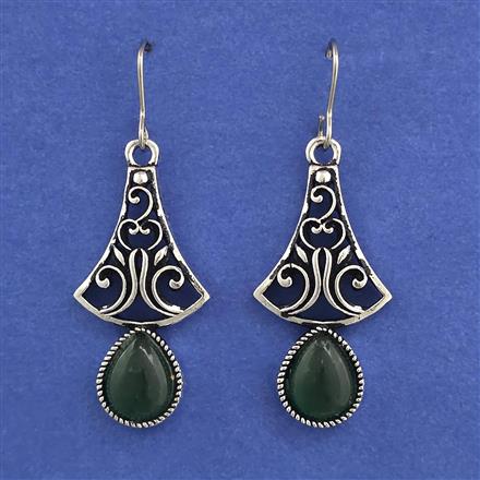 Oxidised Classic Earring With Oxidised Plating