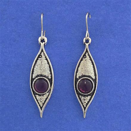 Oxidised Classic Earring With Oxidised Plating
