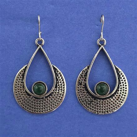 Oxidised Classic Earring With Oxidised Plating