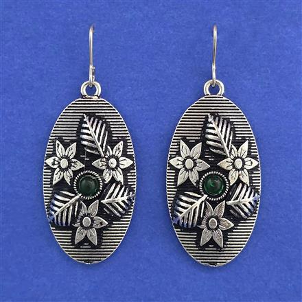 Oxidised Classic Earring With Oxidised Plating