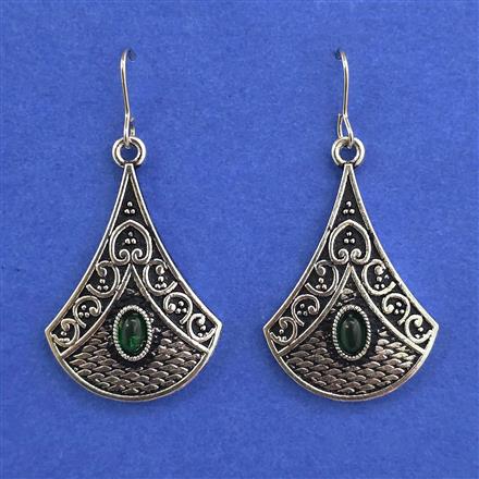 Oxidised Classic Earring With Oxidised Plating