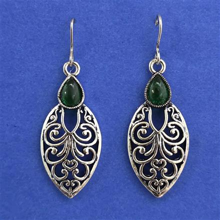 Oxidised Classic Earring With Oxidised Plating