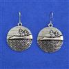 Oxidised Classic Earring With Oxidised Plating
