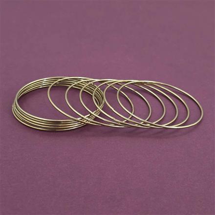 Oxidised Classic Bangles With Mehndi Plating
