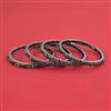 Oxidised Classic Bangles With Oxidised Plating