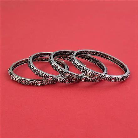 Oxidised Classic Bangles With Oxidised Plating